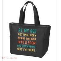 Senior Citizens Funny Saying At My Age Getting Lucky Jokes  Tote Bag thumb 3