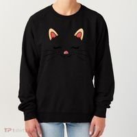 Sleeping Cat Face Women's Sweatshirt thumb 0