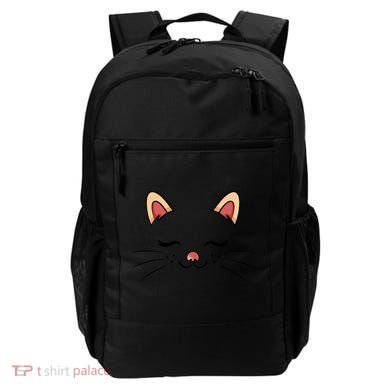 Sleeping Cat Face Backpack