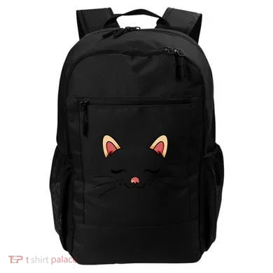 Sleeping Cat Face Backpack