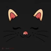 Sleeping Cat Face Polo thumb 3