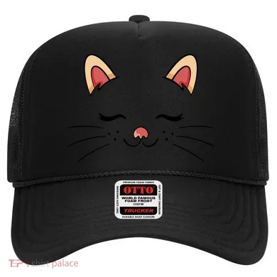 Sleeping Cat Face Hat