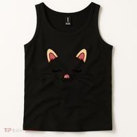 Sleeping Cat Face Tank Top thumb 2