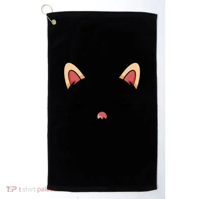 Sleeping Cat Face Golf Towel