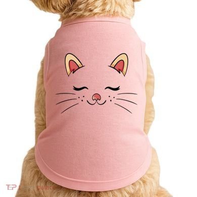 Sleeping Cat Face Doggie Tank