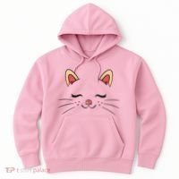 Sleeping Cat Face Hoodie thumb 0