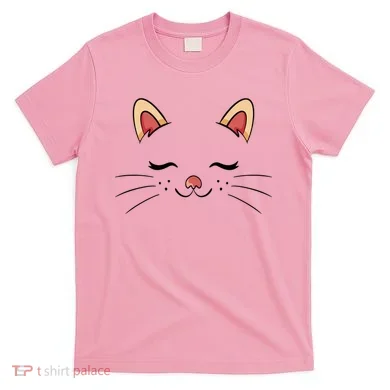 Sleeping Cat Face T-Shirt
