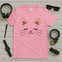 Sleeping Cat Face T-Shirt thumb 5