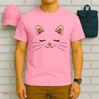 Sleeping Cat Face T-Shirt thumb 6