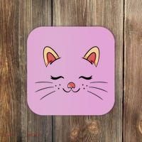 Sleeping Cat Face Coaster thumb 0