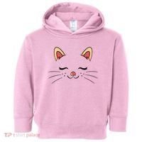 Sleeping Cat Face Toddler Hoodie thumb 0
