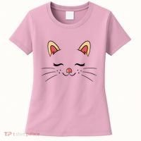 Sleeping Cat Face Women's T-Shirt thumb 0