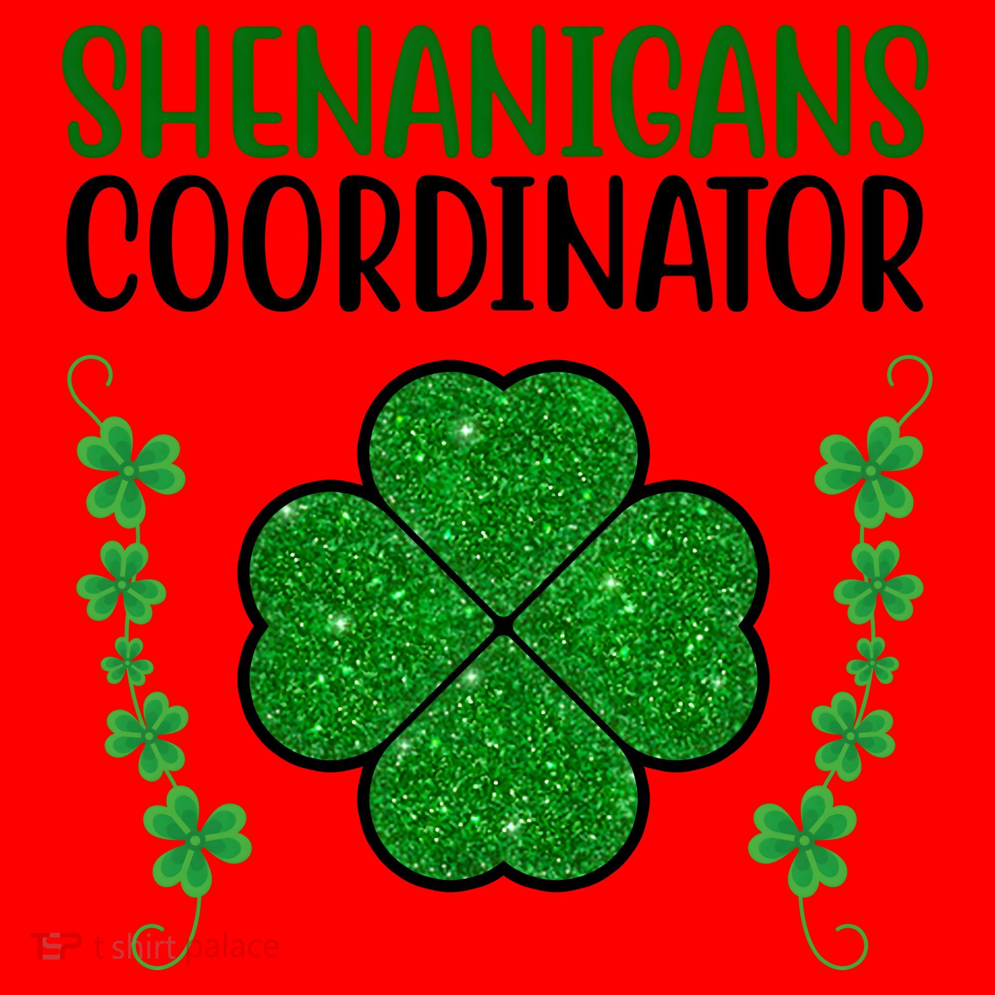 Shenanigans Coordinator Festive St Patrick's Day Santa Hat