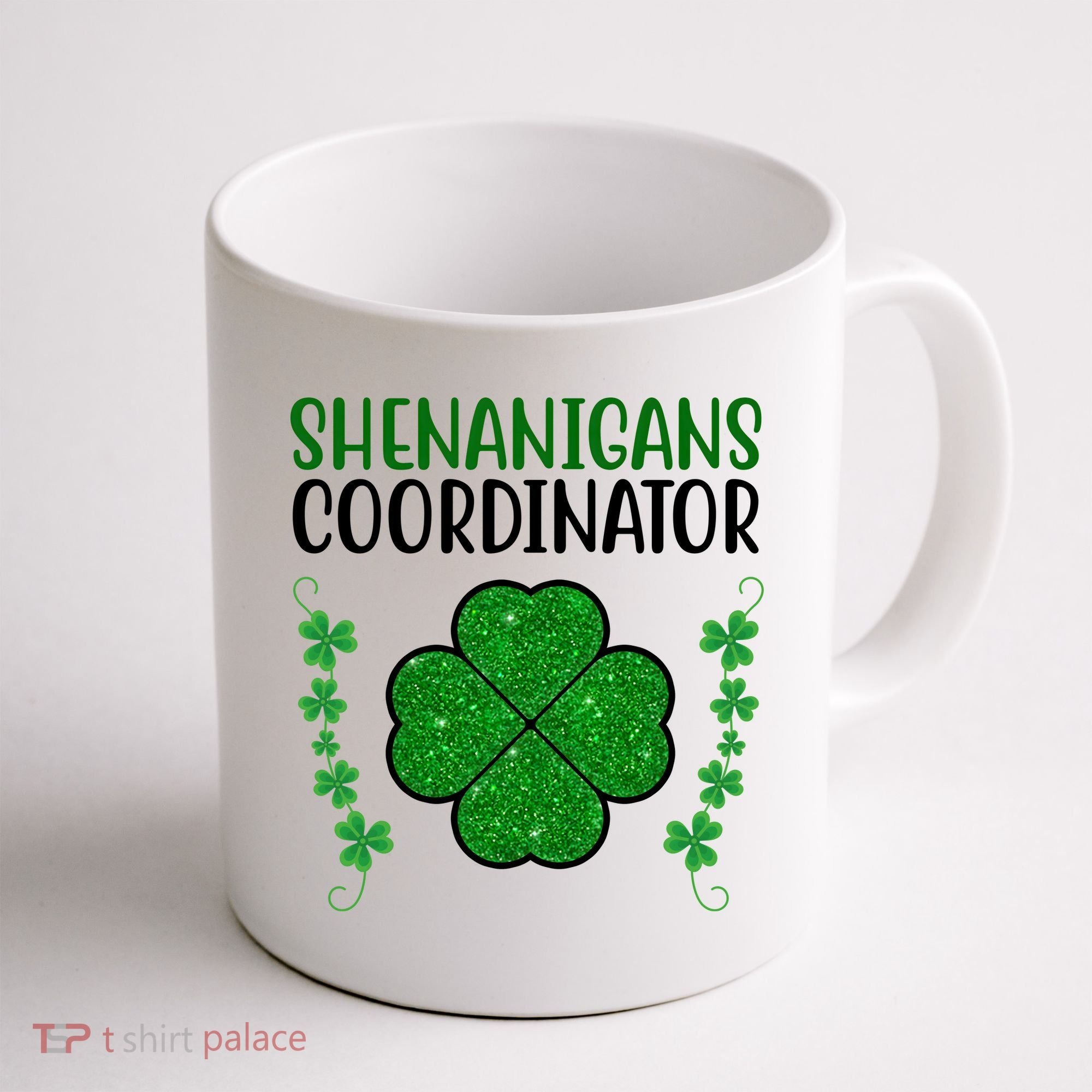 Shenanigans Coordinator Festive St Patrick's Day Coffee Mug