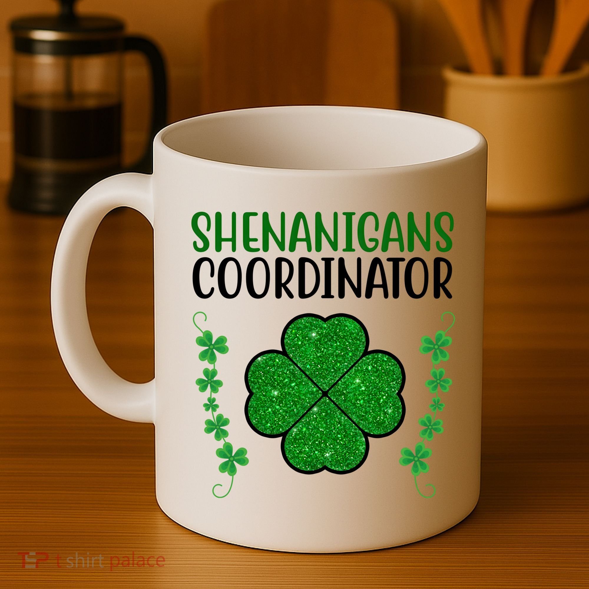 Shenanigans Coordinator Festive St Patrick's Day Coffee Mug