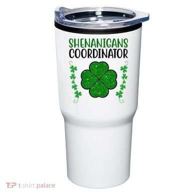 Shenanigans Coordinator Festive St Patrick's Day Tumbler