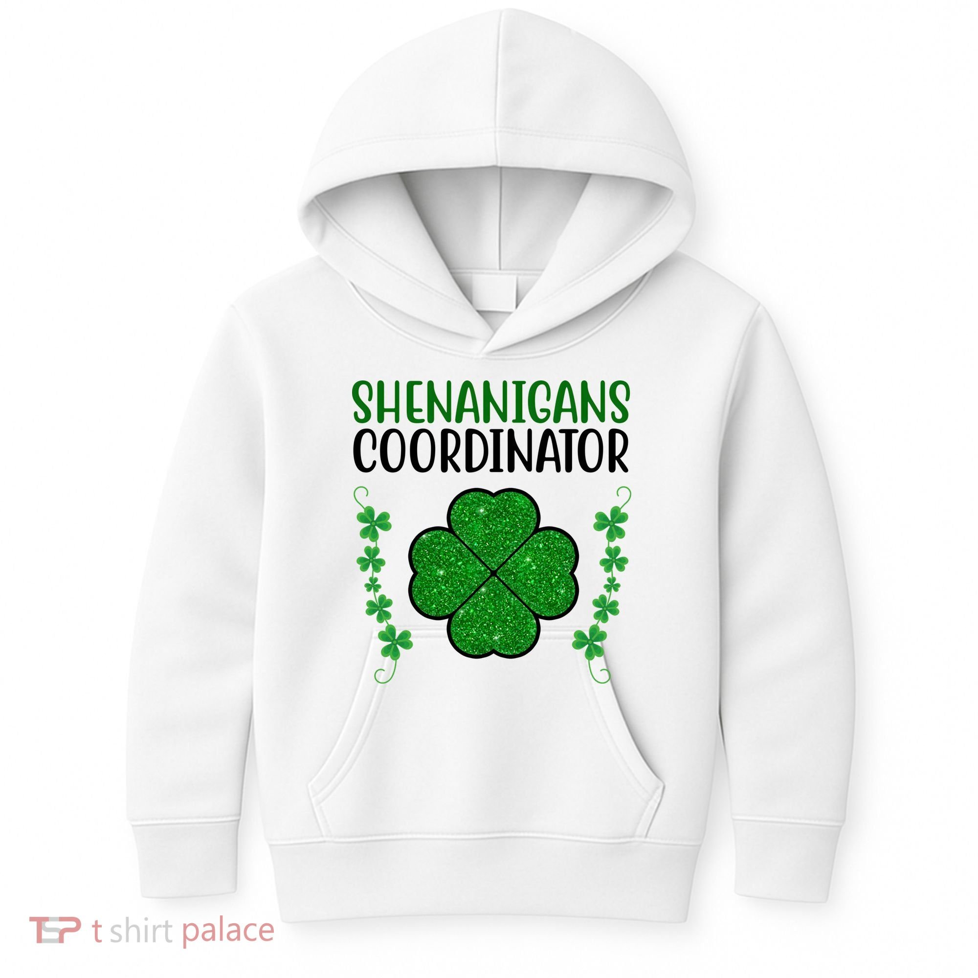 Shenanigans Coordinator Festive St Patrick's Day Kids Hoodie