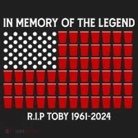 Solo Cup Flag Rip The Legend Toby Women's Sweatshirt thumb 2