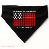 Solo Cup Flag Rip The Legend Toby USA-Made Doggie Bandana thumb 0