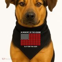 Solo Cup Flag Rip The Legend Toby USA-Made Doggie Bandana thumb 1