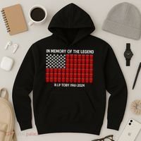 Solo Cup Flag Rip The Legend Toby Hoodie thumb 3