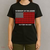 Solo Cup Flag Rip The Legend Toby T-Shirt thumb 4