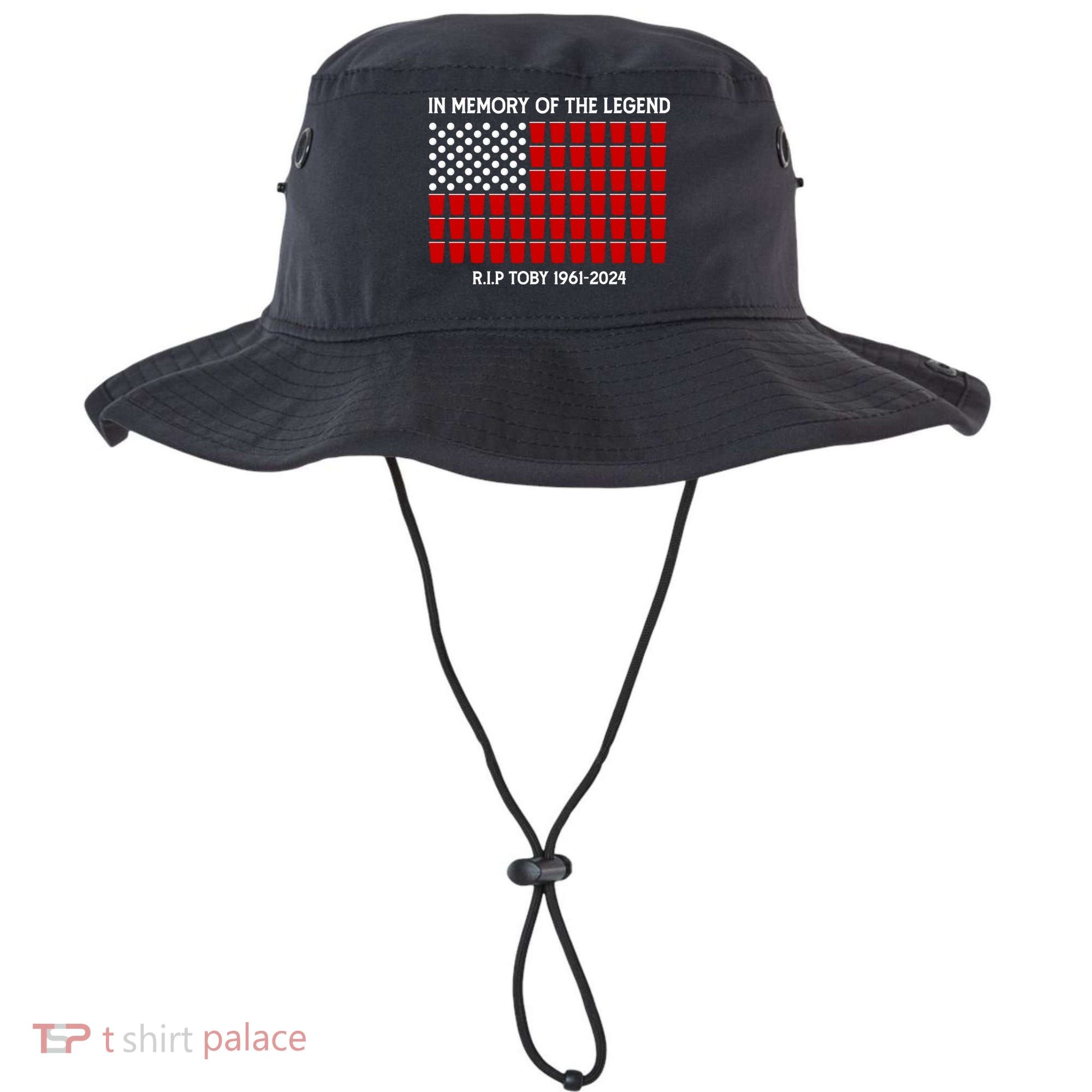 Solo Cup Flag Rip The Legend Toby Bucket Hat