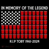 Solo Cup Flag Rip The Legend Toby Women's Tank Top thumb 5