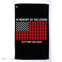 Solo Cup Flag Rip The Legend Toby Golf Towel thumb 0