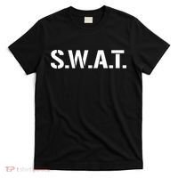 SWAT Costume Funny Halloween Group Outfit T-Shirt thumb 0