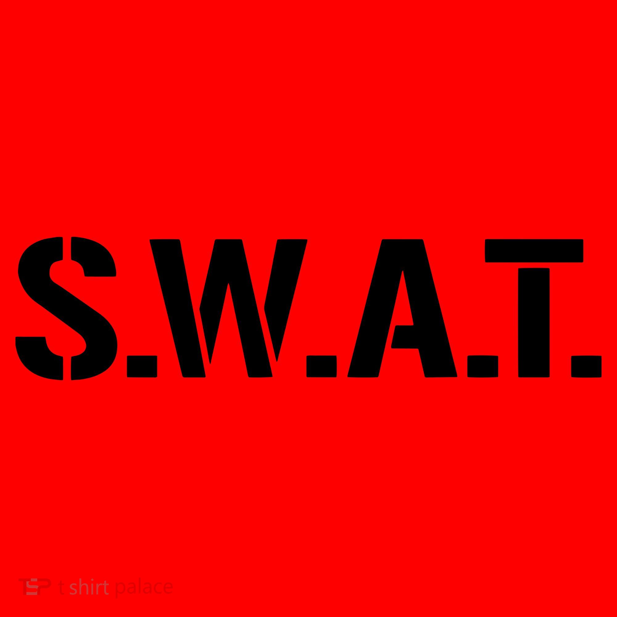 SWAT Costume Funny Halloween Group Outfit Santa Hat