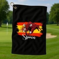 Spanish Clothes For Wo Spain Golf Towel thumb 1