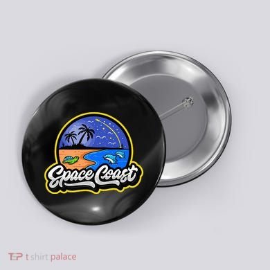 Space Coast Florida Space And Rocket Program Button
