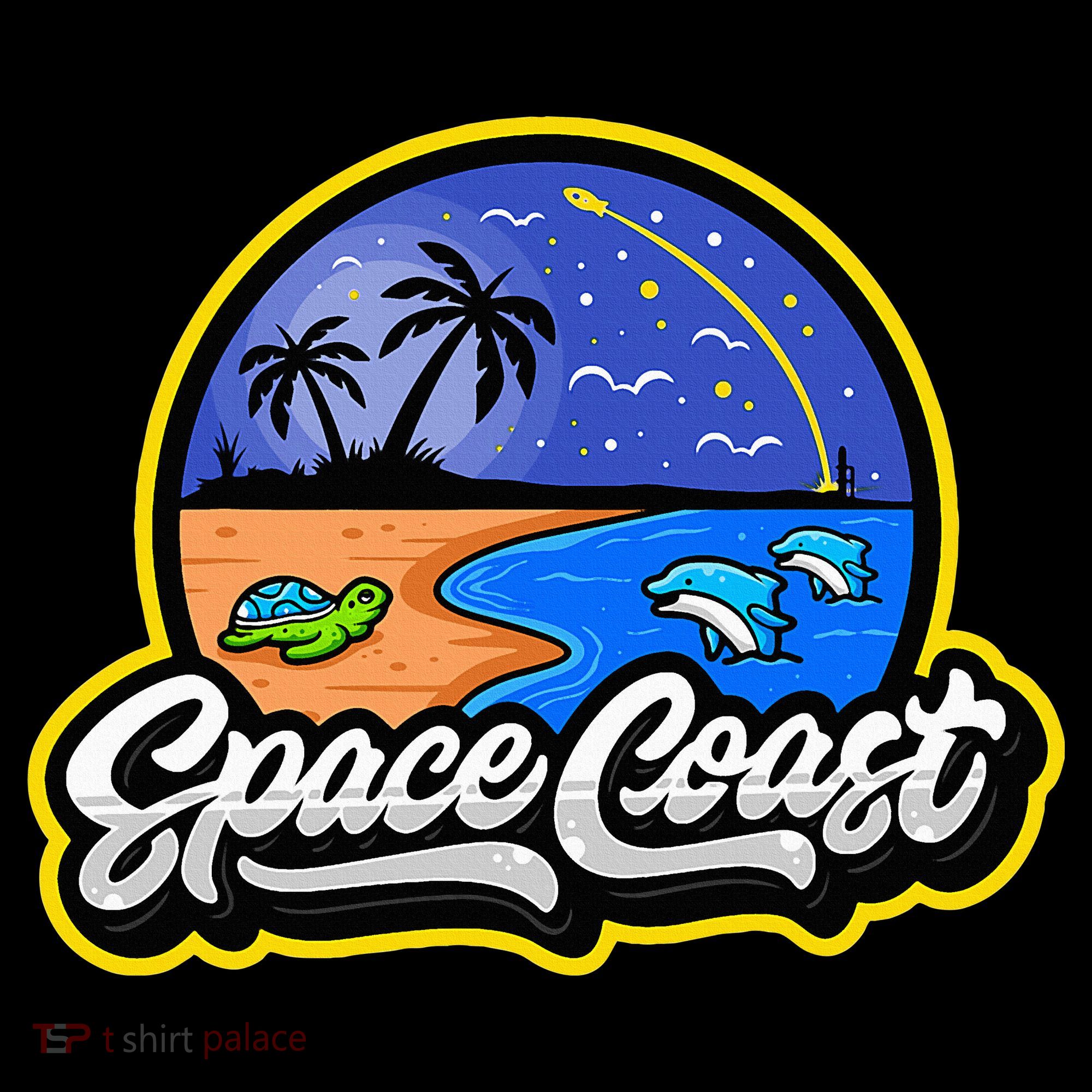 Space Coast Florida Space And Rocket Program Button