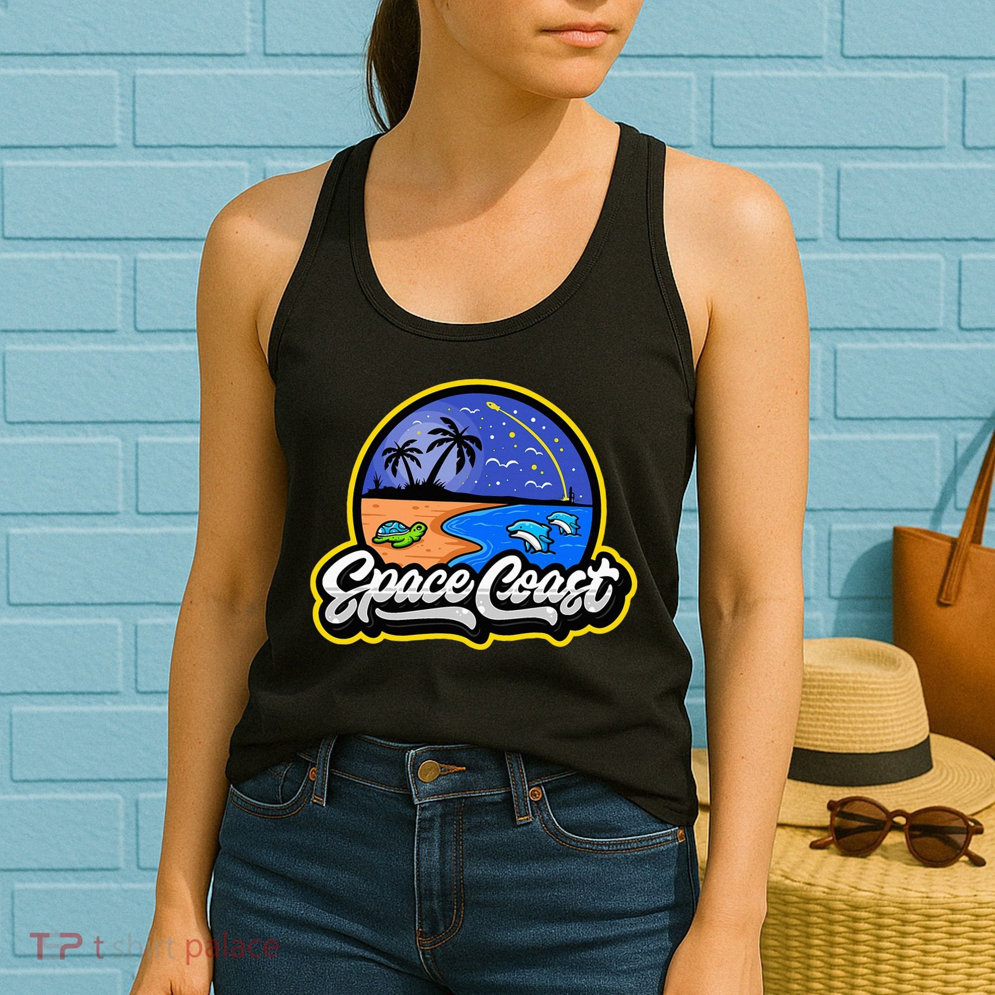 Space Coast Florida Space And Rocket Program Women's Tank Top