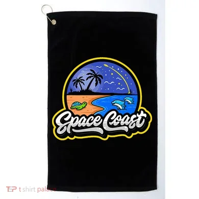 Space Coast Florida Space And Rocket Program Golf Towel
