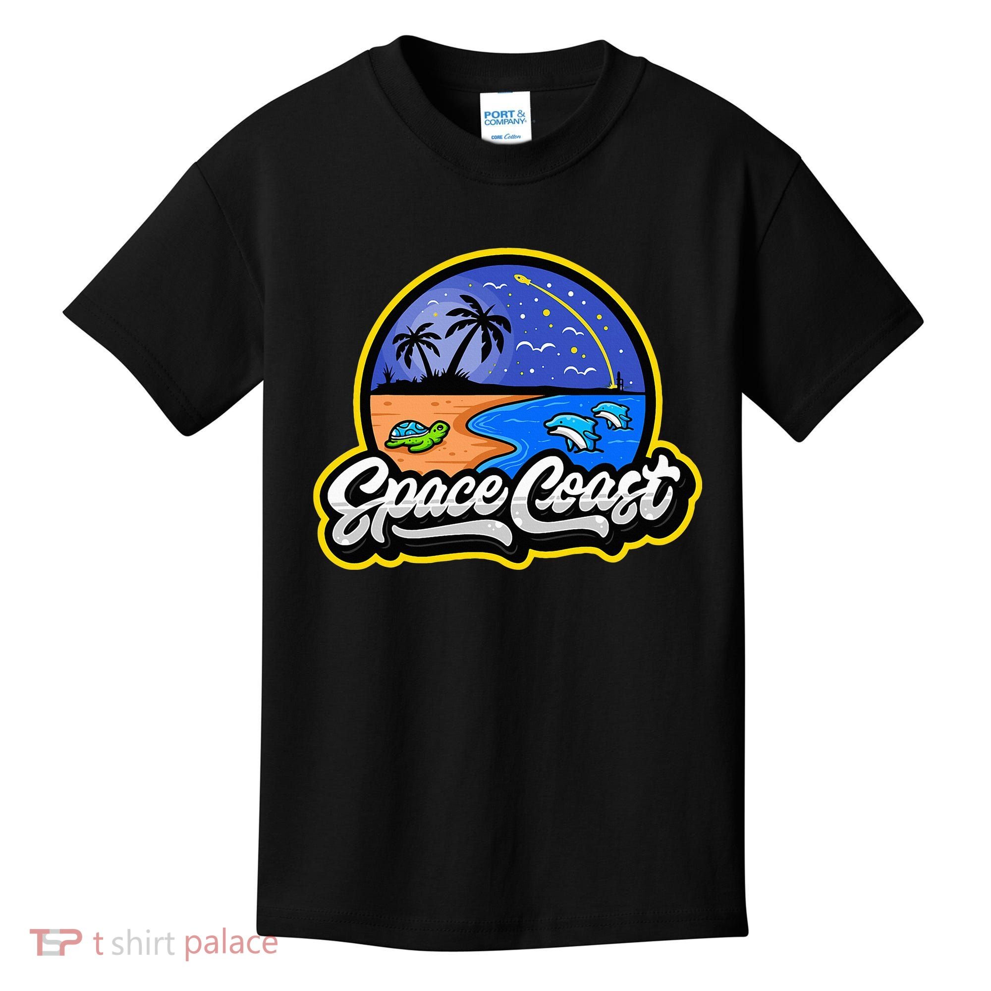 Space Coast Florida Space And Rocket Program Kids T-Shirt
