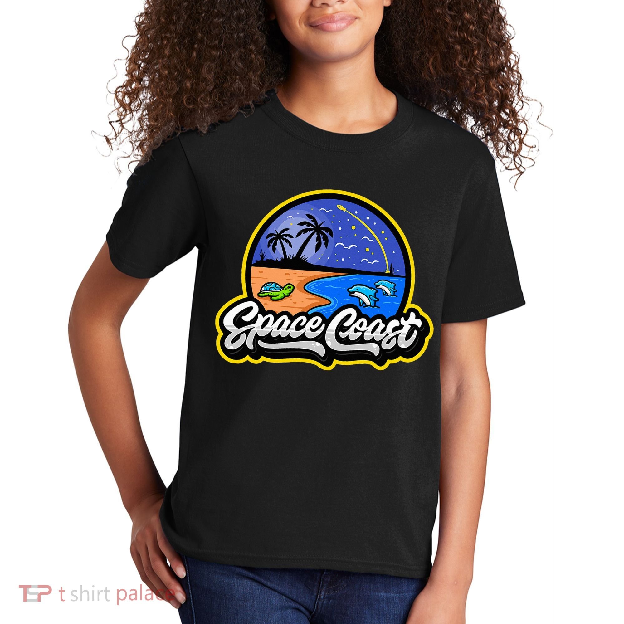 Space Coast Florida Space And Rocket Program Kids T-Shirt