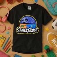 Space Coast Florida Space And Rocket Program Kids T-Shirt thumb 3