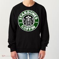 Starbones Coffin Funny Horror Coffee Women's Sweatshirt thumb 0
