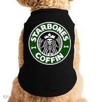 Starbones Coffin Funny Horror Coffee Doggie Tank thumb 0