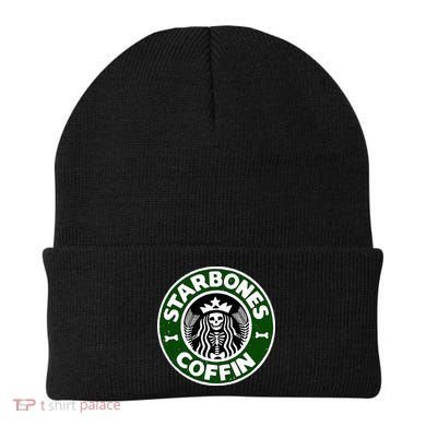 Starbones Coffin Funny Horror Coffee Beanie