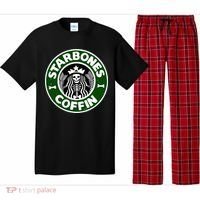 Starbones Coffin Funny Horror Coffee Pajama Set thumb 0