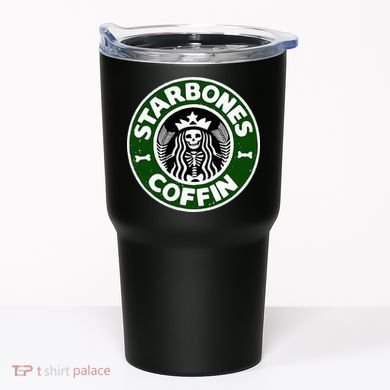 Starbones Coffin Funny Horror Coffee Tumbler