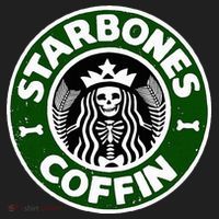 Starbones Coffin Funny Horror Coffee Tumbler thumb 3