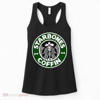 Starbones Coffin Funny Horror Coffee Women's Tank Top thumb 0