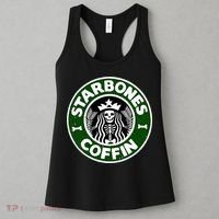 Starbones Coffin Funny Horror Coffee Women's Tank Top thumb 3