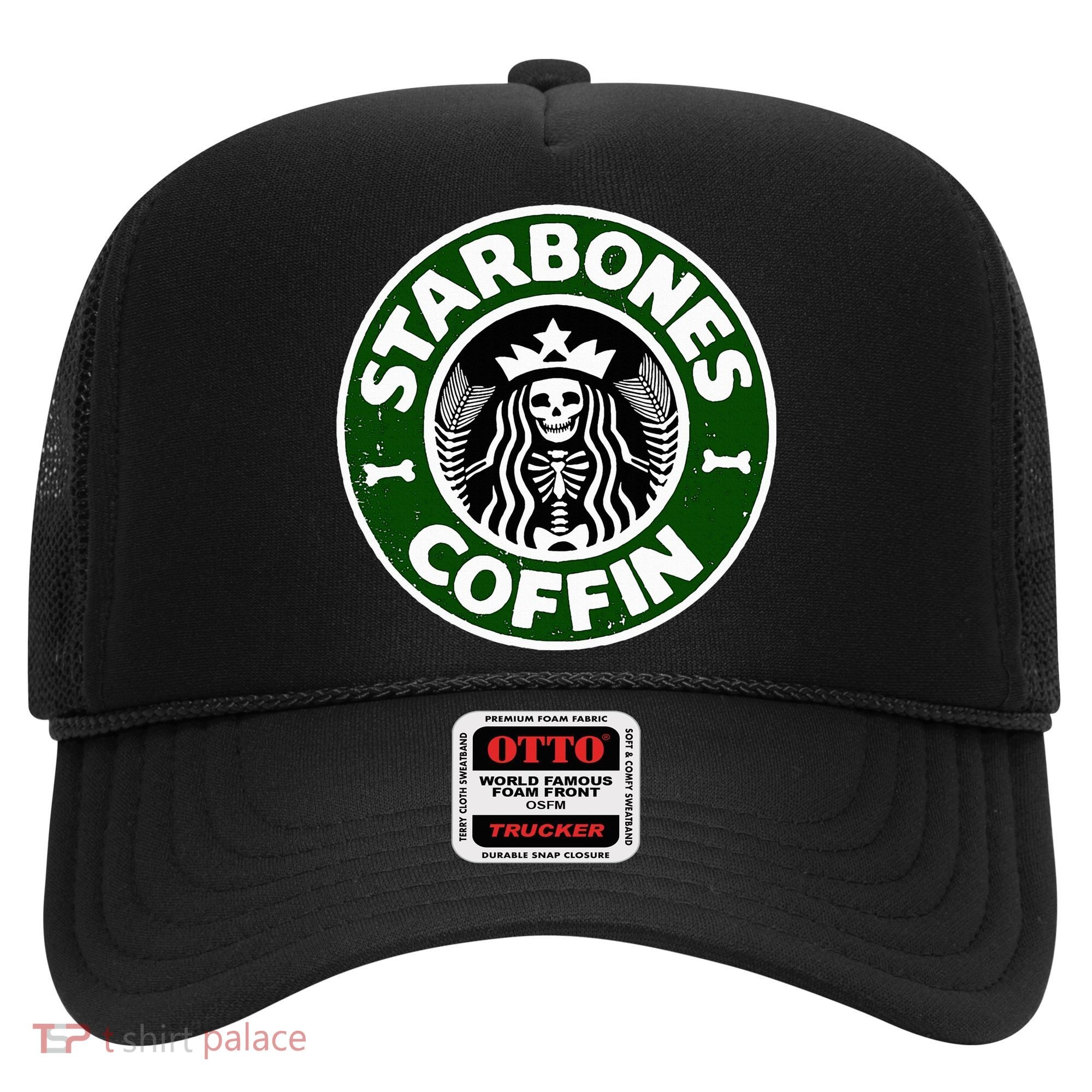 Starbones Coffin Funny Horror Coffee Hat