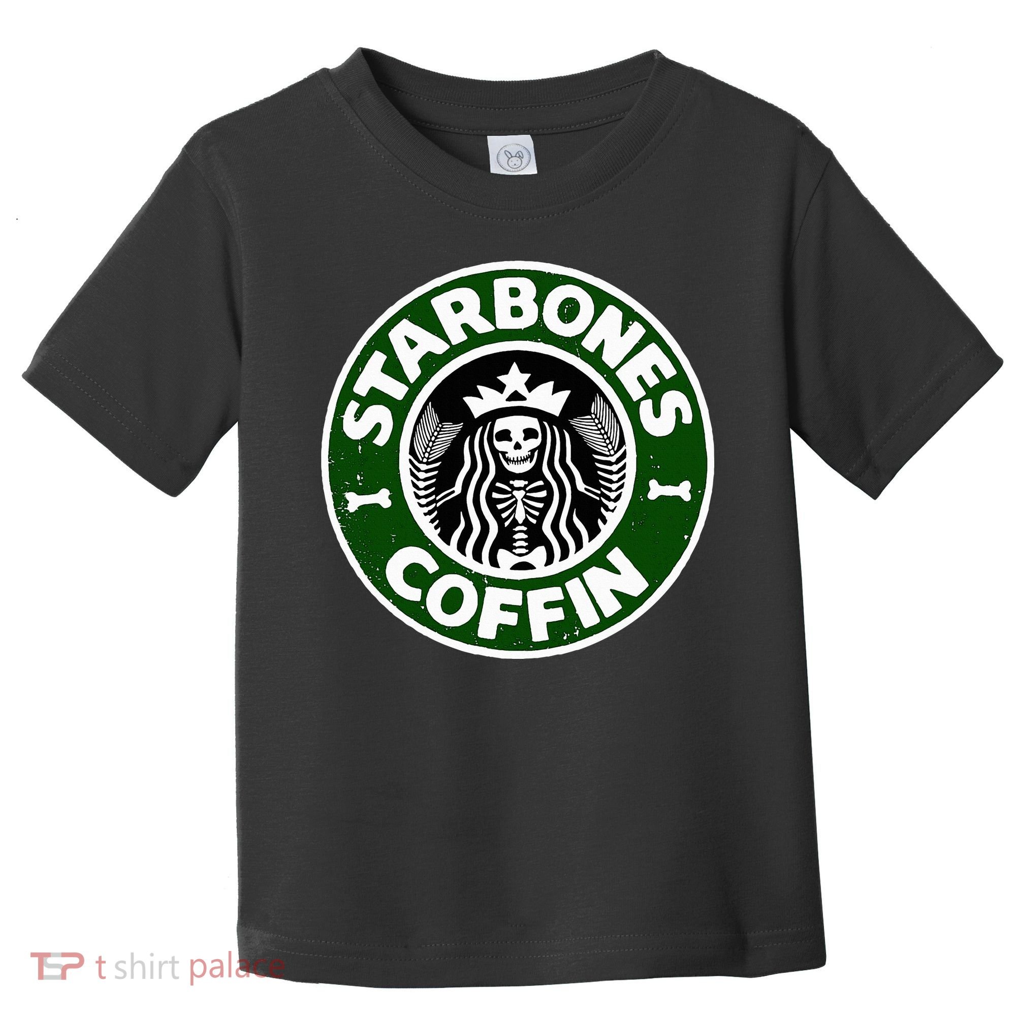 Starbones Coffin Funny Horror Coffee Toddler T-Shirt