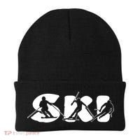 Skiing Clothing For Skiers And Ski Lovers Meaningful Gift Beanie thumb 0